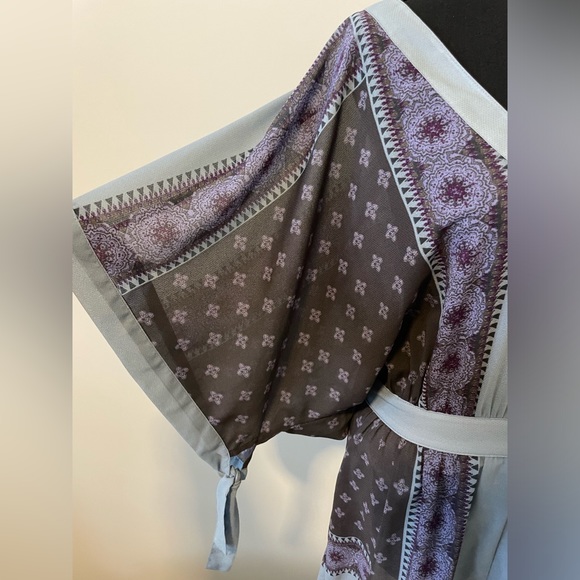 Free People Bohemian Loose Flowy Short Dress - Picture 3 of 4